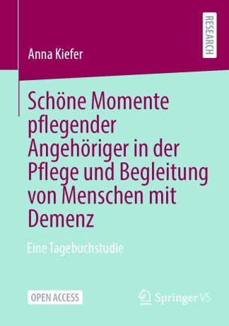 Buchcover Buchtipp schöne Momente für pflegende Angehörige von Menschen mit Demenz
