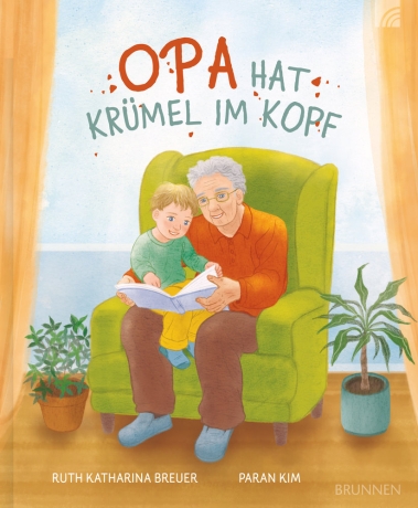 Opa hat Krümel im Kopf Buchcover Opa mit Enkel lesen