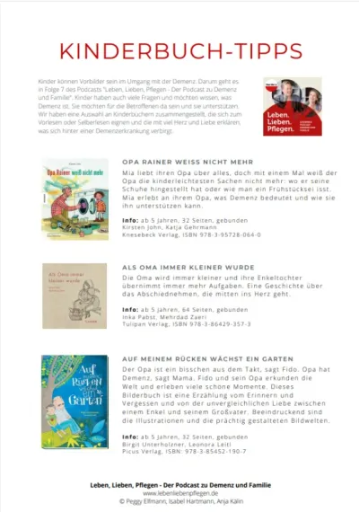 Worksheet Kinderbuch-Tipps