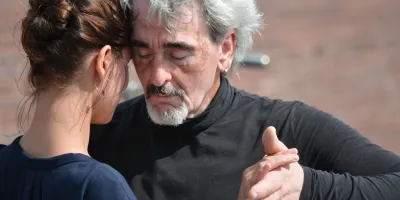 Paar tanz gemeinsam Tango