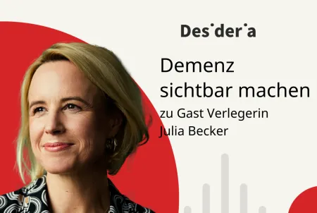 Podcast cover mit Frau